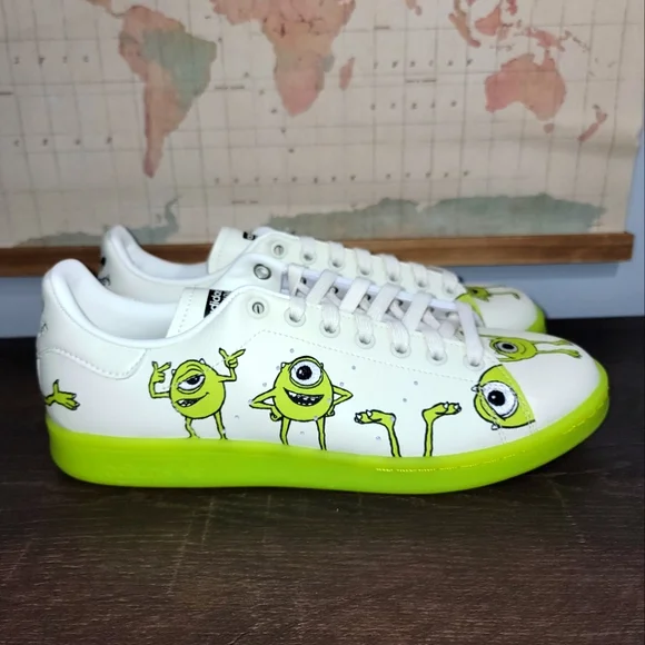 adidas | Shoes | Brand New Adidas X Stan Smith Monsters Inc Mike Wazowski M  Sz 9 W Sz 5 | Poshmark